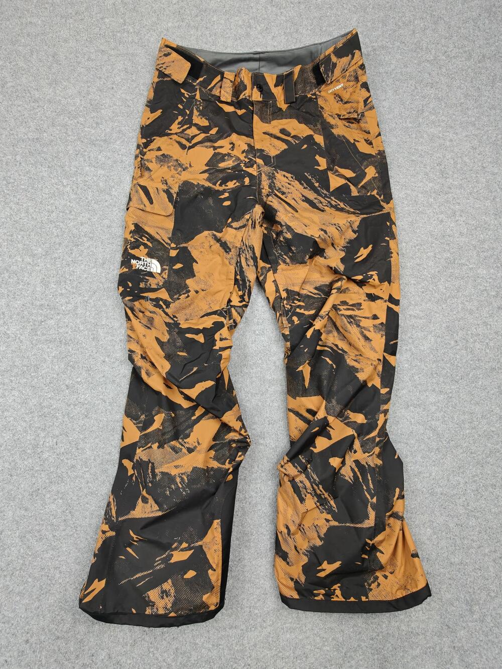The North Face Pants Mens Small Brown Camouflage Waterproof DryVent Snow Pants